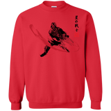 Sweatshirts Red / Small STAR WARRIOR SUMI-E Crewneck Sweatshirt