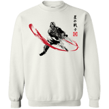 Sweatshirts White / Small STAR WARRIOR SUMI-E Crewneck Sweatshirt