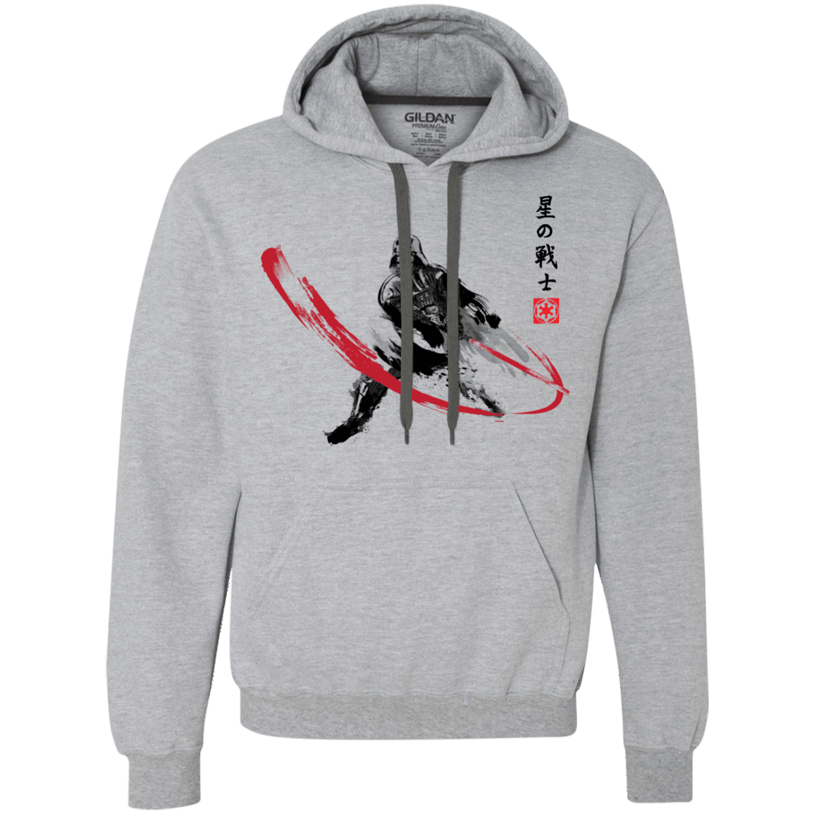 Sweatshirts Sport Grey / Small STAR WARRIOR SUMI-E Premium Fleece Hoodie