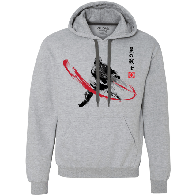 Sweatshirts Sport Grey / Small STAR WARRIOR SUMI-E Premium Fleece Hoodie