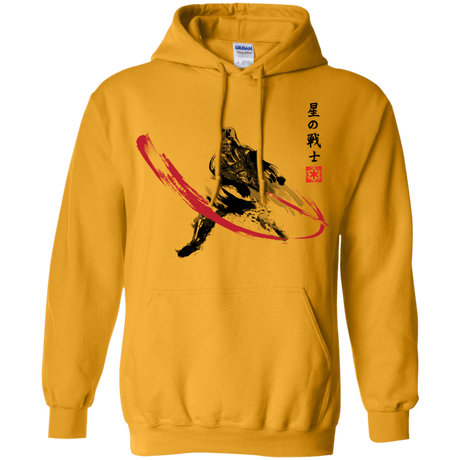 Sweatshirts Gold / Small STAR WARRIOR SUMI-E Pullover Hoodie