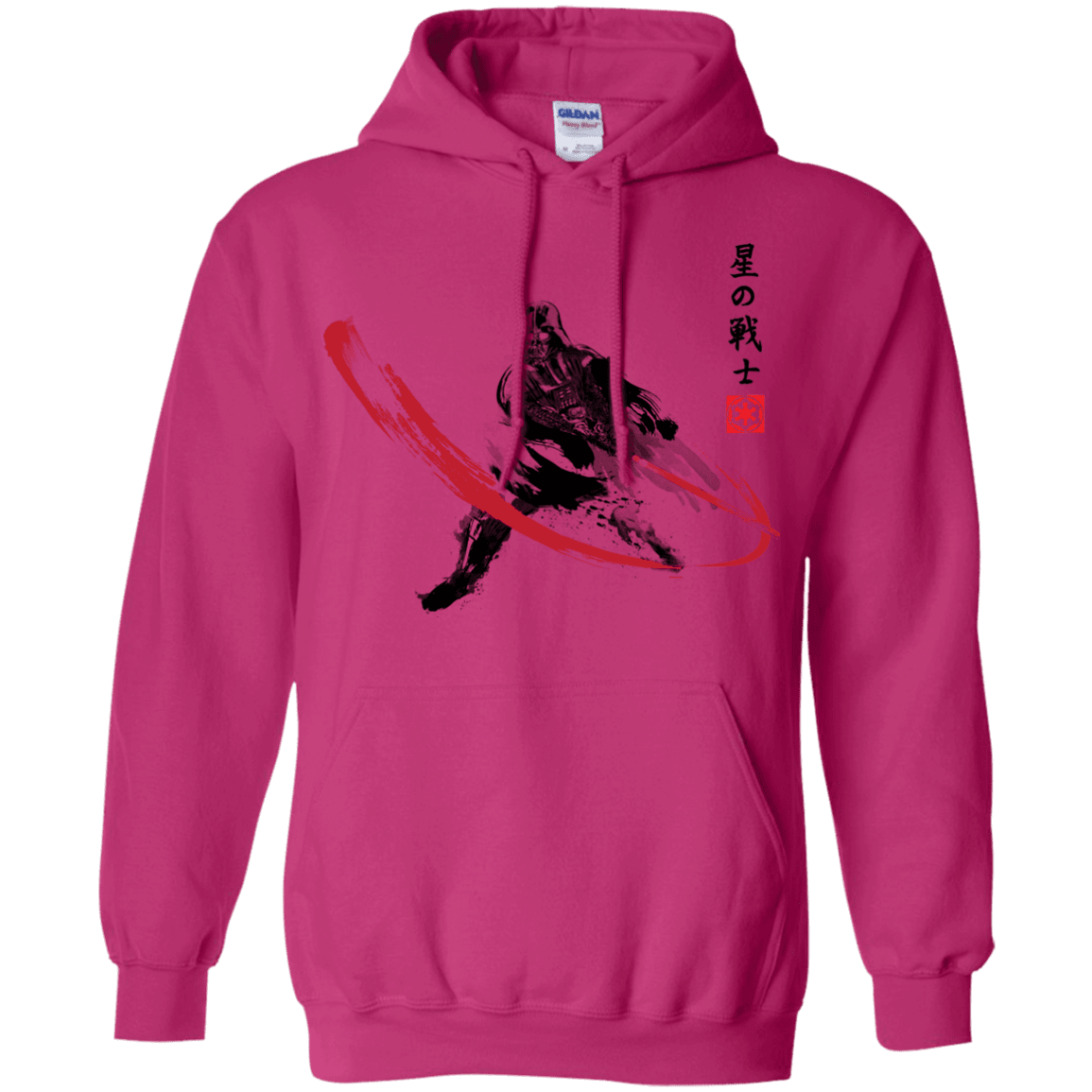 Sweatshirts Heliconia / Small STAR WARRIOR SUMI-E Pullover Hoodie