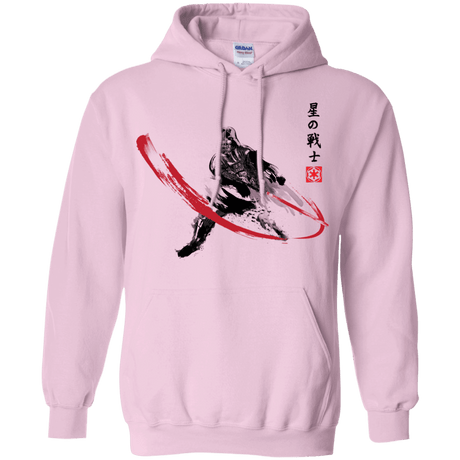 Sweatshirts Light Pink / Small STAR WARRIOR SUMI-E Pullover Hoodie