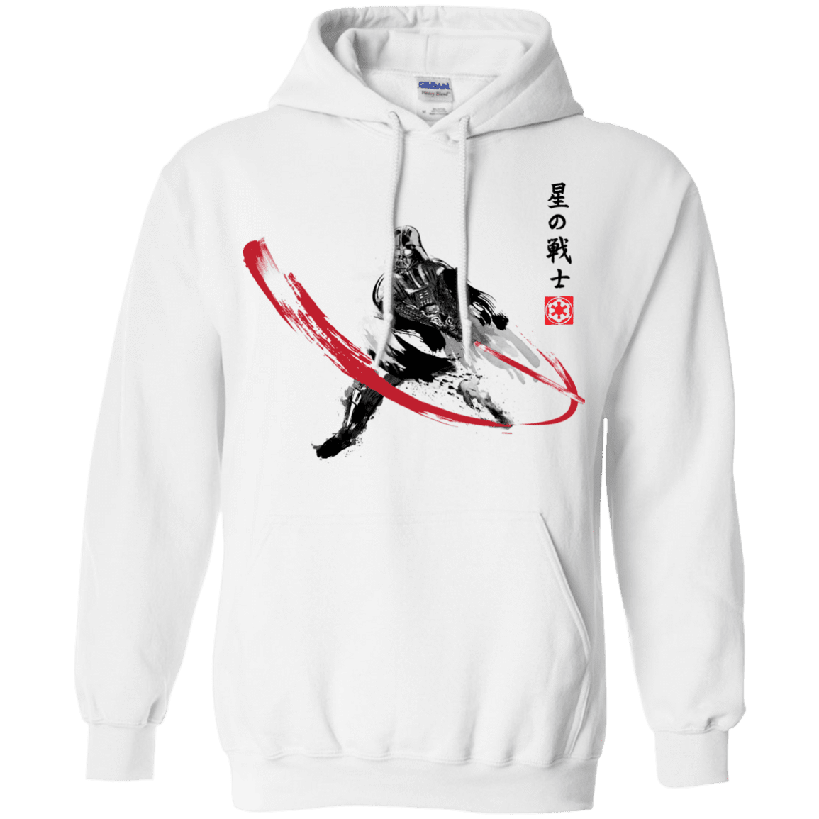 Sweatshirts White / Small STAR WARRIOR SUMI-E Pullover Hoodie