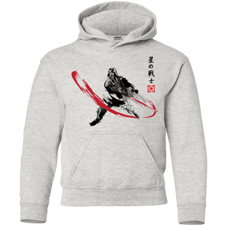 Sweatshirts Ash / YS STAR WARRIOR SUMI-E Youth Hoodie