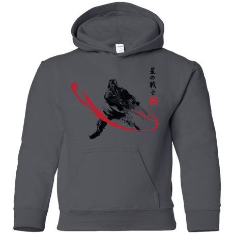 Sweatshirts Charcoal / YS STAR WARRIOR SUMI-E Youth Hoodie