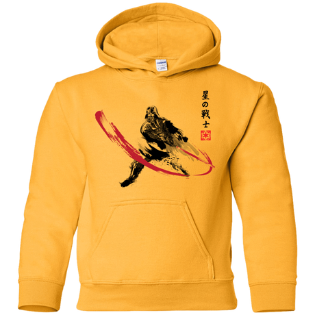 Sweatshirts Gold / YS STAR WARRIOR SUMI-E Youth Hoodie