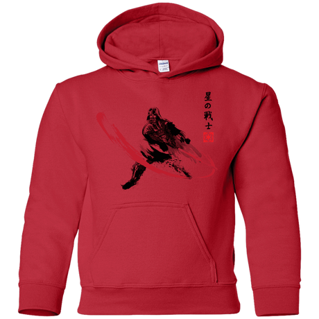 Sweatshirts Red / YS STAR WARRIOR SUMI-E Youth Hoodie