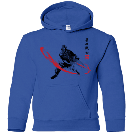Sweatshirts Royal / YS STAR WARRIOR SUMI-E Youth Hoodie