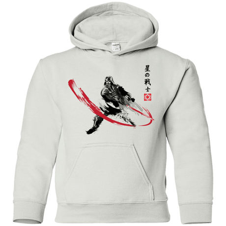 Sweatshirts White / YS STAR WARRIOR SUMI-E Youth Hoodie