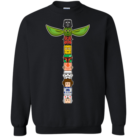 Sweatshirts Black / Small Star Wars Totem Crewneck Sweatshirt