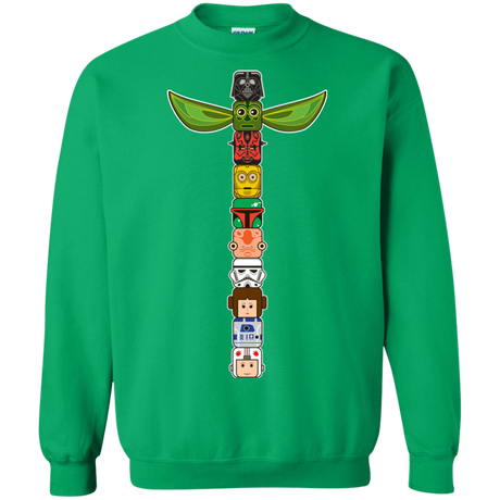 Sweatshirts Irish Green / Small Star Wars Totem Crewneck Sweatshirt