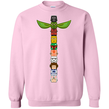 Sweatshirts Light Pink / Small Star Wars Totem Crewneck Sweatshirt