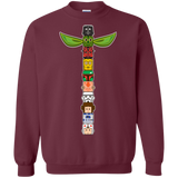 Sweatshirts Maroon / Small Star Wars Totem Crewneck Sweatshirt