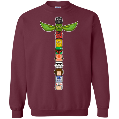 Sweatshirts Maroon / Small Star Wars Totem Crewneck Sweatshirt