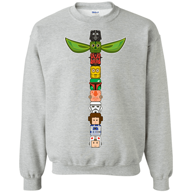 Sweatshirts Sport Grey / Small Star Wars Totem Crewneck Sweatshirt