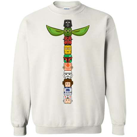 Sweatshirts White / Small Star Wars Totem Crewneck Sweatshirt