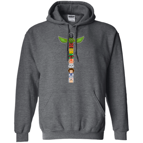 Sweatshirts Dark Heather / Small Star Wars Totem Pullover Hoodie