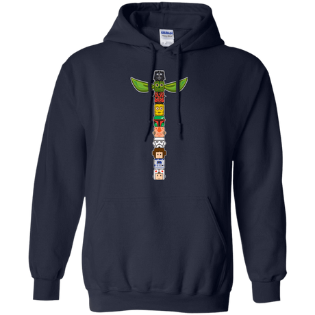 Sweatshirts Navy / Small Star Wars Totem Pullover Hoodie