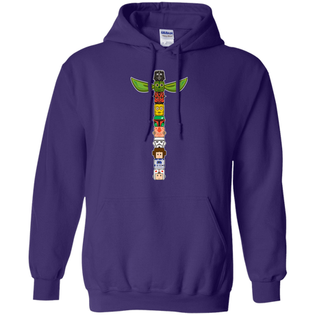 Sweatshirts Purple / Small Star Wars Totem Pullover Hoodie