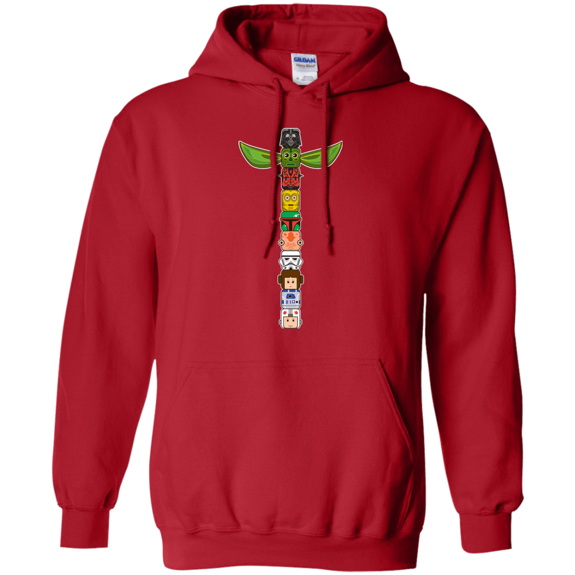 Sweatshirts Red / Small Star Wars Totem Pullover Hoodie