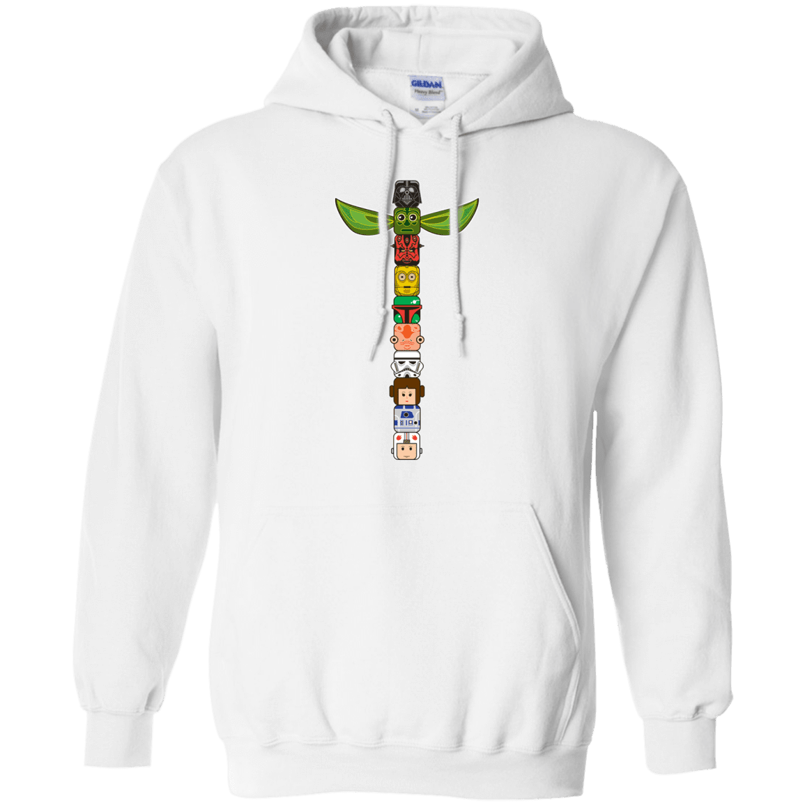 Sweatshirts White / Small Star Wars Totem Pullover Hoodie