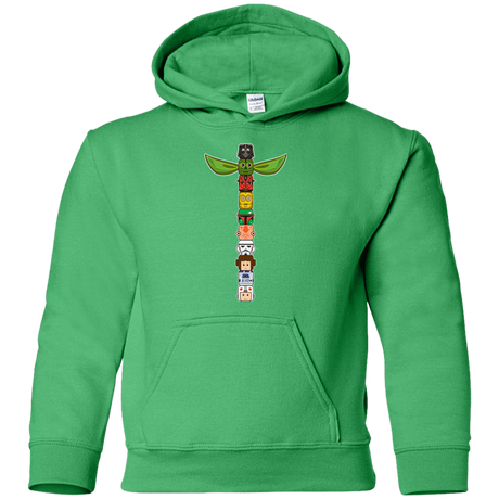 Sweatshirts Irish Green / YS Star Wars Totem Youth Hoodie