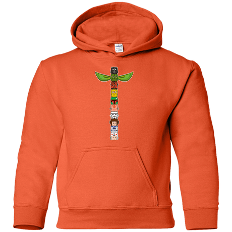 Sweatshirts Orange / YS Star Wars Totem Youth Hoodie