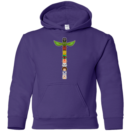 Sweatshirts Purple / YS Star Wars Totem Youth Hoodie