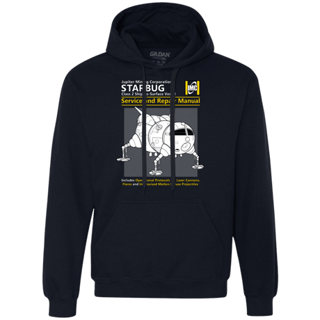 Sweatshirts Navy / Small Starbug Service And Repair Manual Premium Fleece Hoodie