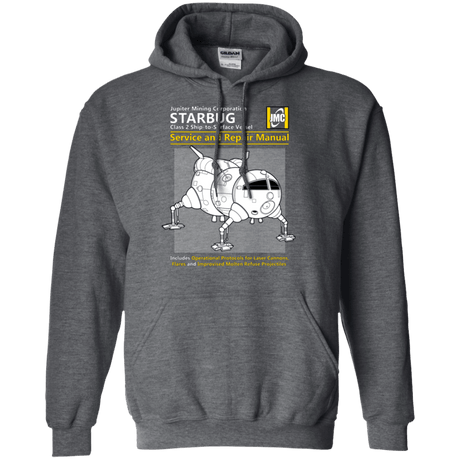 Sweatshirts Dark Heather / Small Starbug Service And Repair Manual Pullover Hoodie