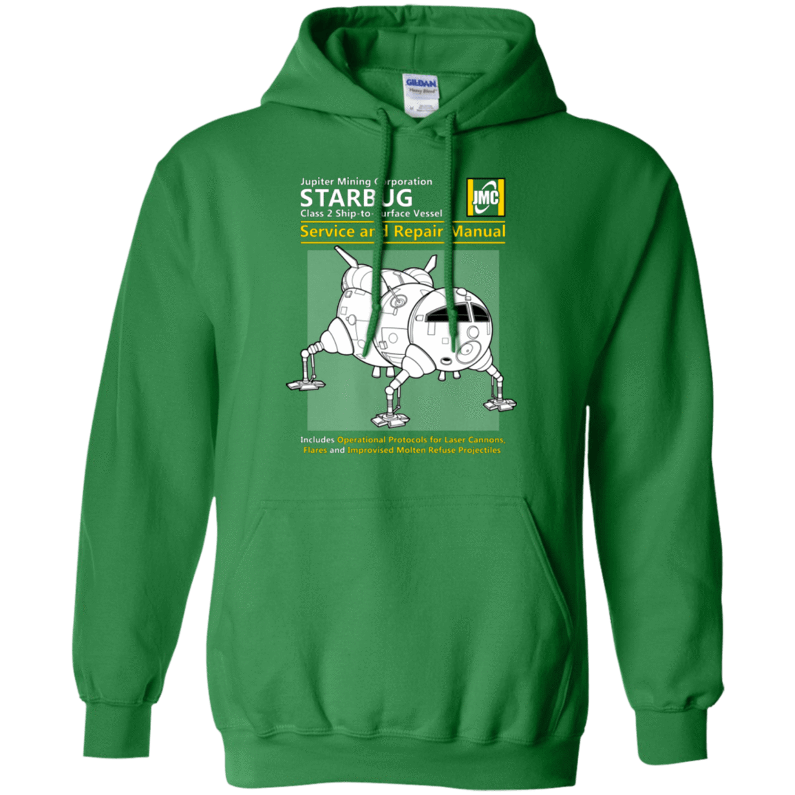 Sweatshirts Irish Green / Small Starbug Service And Repair Manual Pullover Hoodie