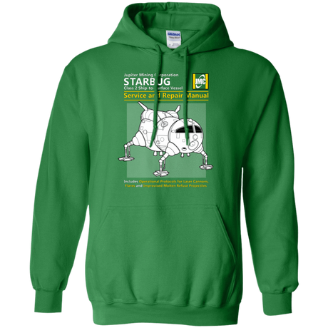 Sweatshirts Irish Green / Small Starbug Service And Repair Manual Pullover Hoodie