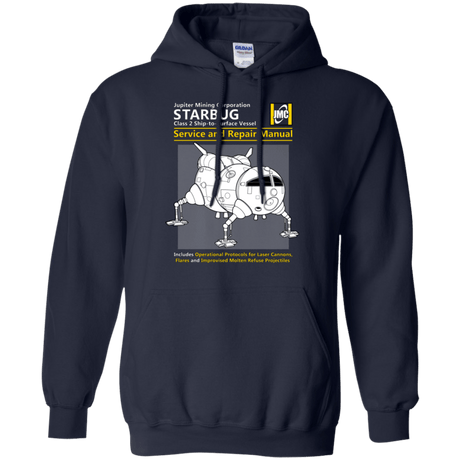 Sweatshirts Navy / Small Starbug Service And Repair Manual Pullover Hoodie