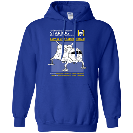 Sweatshirts Royal / Small Starbug Service And Repair Manual Pullover Hoodie