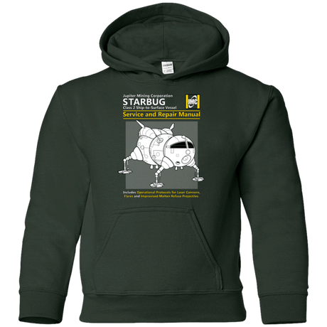 Sweatshirts Forest Green / YS Starbug Service And Repair Manual Youth Hoodie
