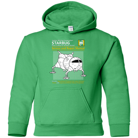 Sweatshirts Irish Green / YS Starbug Service And Repair Manual Youth Hoodie