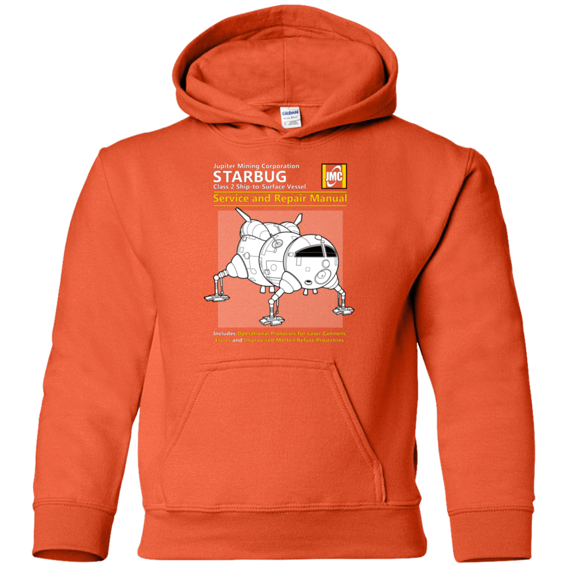 Sweatshirts Orange / YS Starbug Service And Repair Manual Youth Hoodie