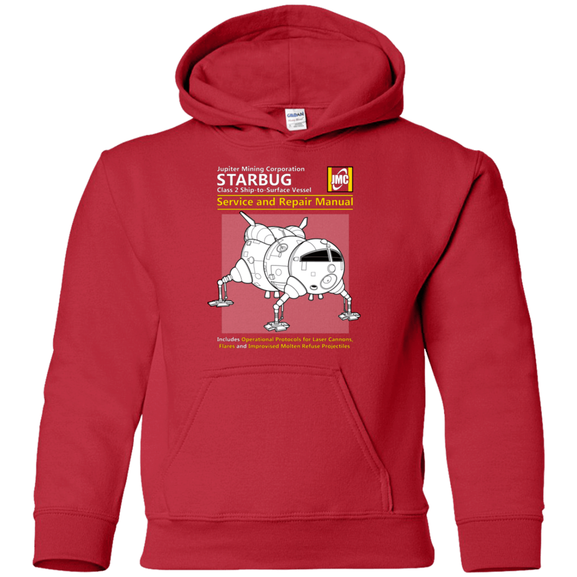 Sweatshirts Red / YS Starbug Service And Repair Manual Youth Hoodie