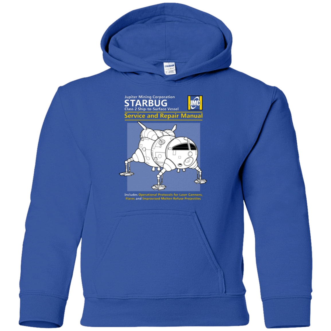 Sweatshirts Royal / YS Starbug Service And Repair Manual Youth Hoodie