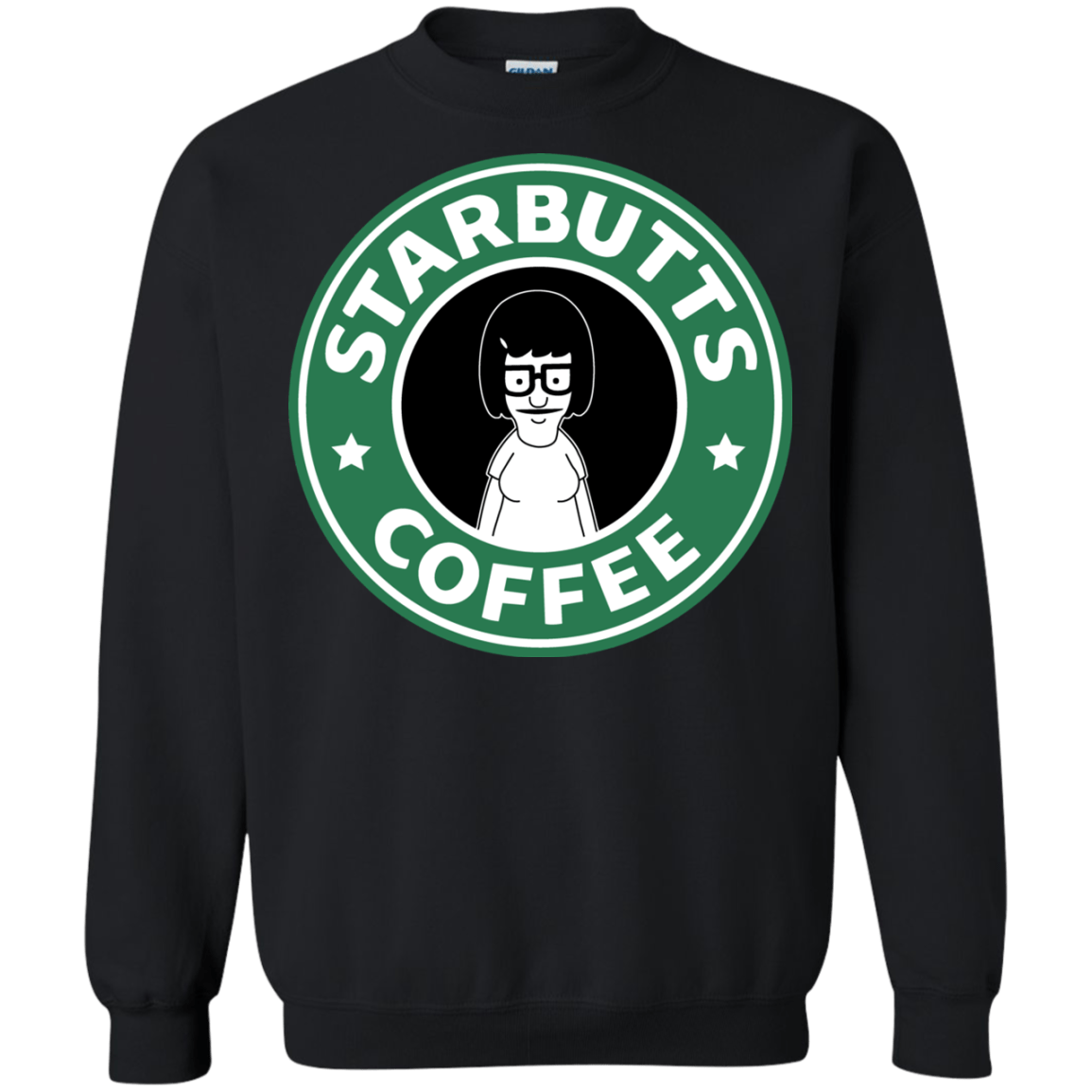 Sweatshirts Black / S Starbutts Crewneck Sweatshirt
