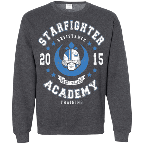 Sweatshirts Dark Heather / Small Starfighter Academy 15 Crewneck Sweatshirt