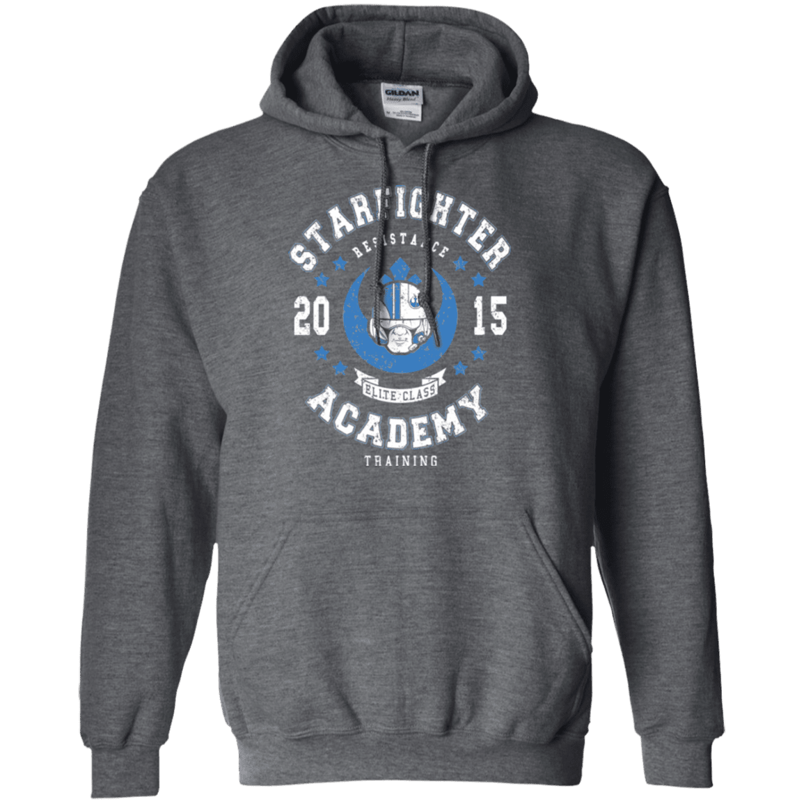 Sweatshirts Dark Heather / Small Starfighter Academy 15 Pullover Hoodie