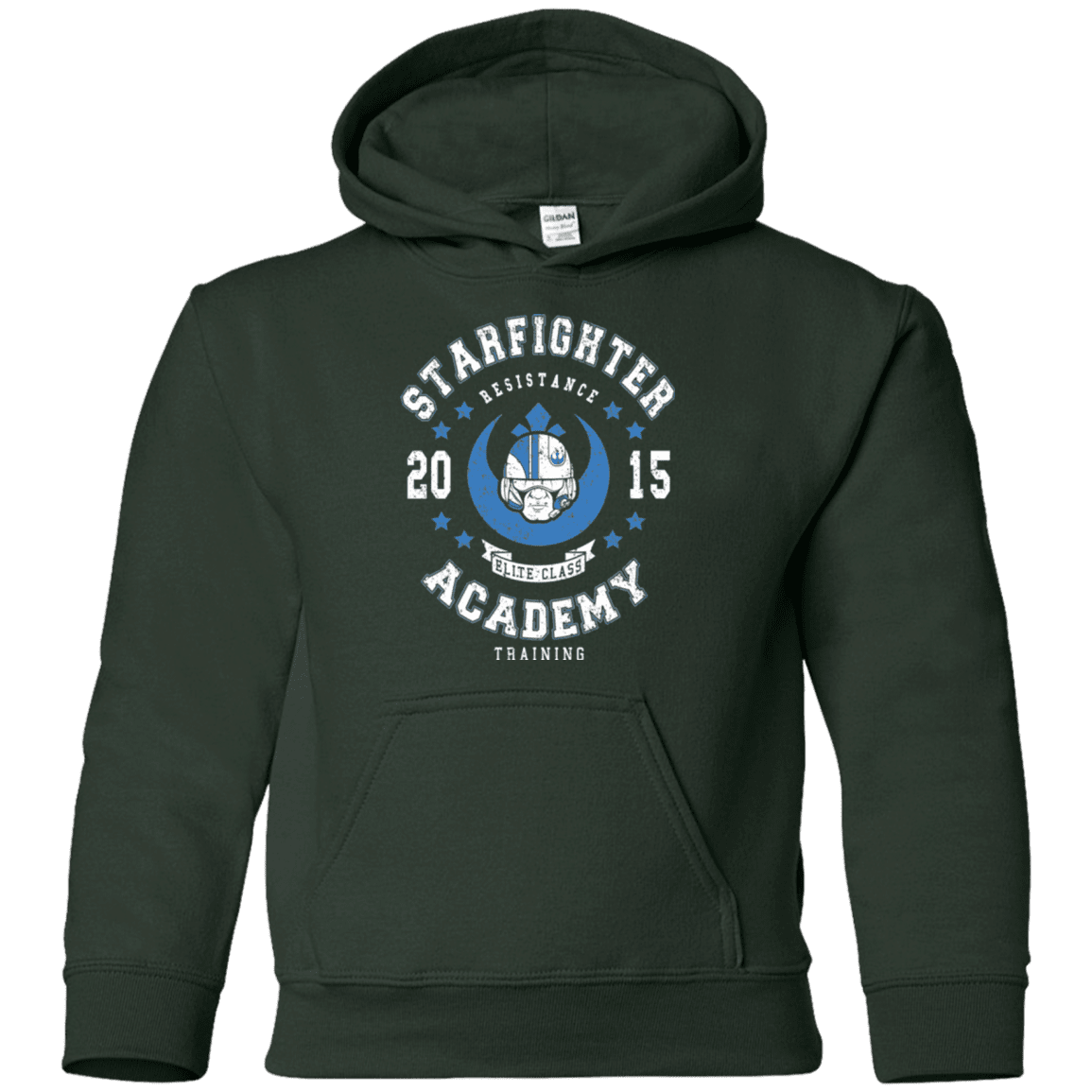Sweatshirts Forest Green / YS Starfighter Academy 15 Youth Hoodie
