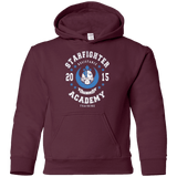 Sweatshirts Maroon / YS Starfighter Academy 15 Youth Hoodie