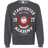 Sweatshirts Dark Heather / Small Starfighter Academy 77 Crewneck Sweatshirt