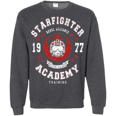 Sweatshirts Dark Heather / Small Starfighter Academy 77 Crewneck Sweatshirt