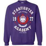 Sweatshirts Purple / Small Starfighter Academy 77 Crewneck Sweatshirt