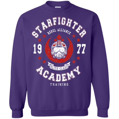 Sweatshirts Purple / Small Starfighter Academy 77 Crewneck Sweatshirt