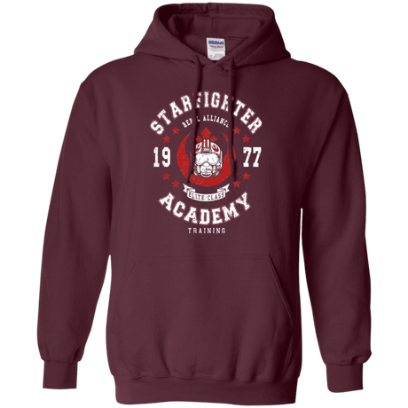 Sweatshirts Maroon / Small Starfighter Academy 77 Pullover Hoodie